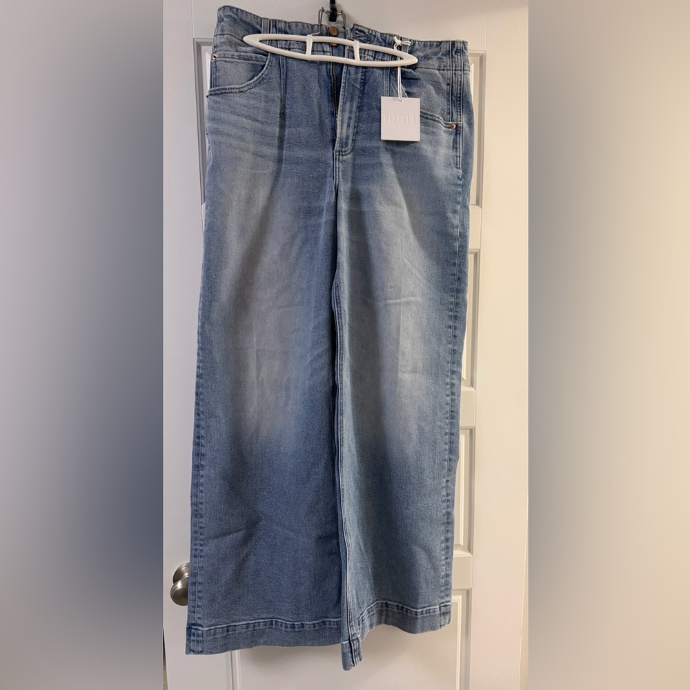 Pistola Light Blue Wide Leg Jeans